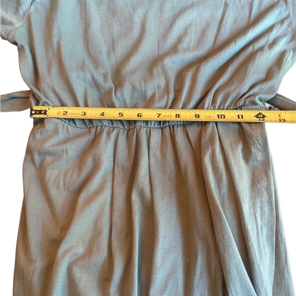 The Royal Standard Olive Green Cuffed Short Sleeve Tie Waist… - Picture 13 of 15